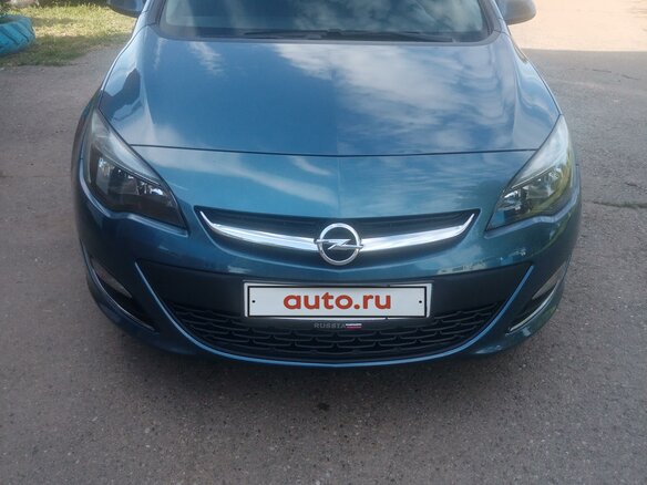 2013 Opel Astra J Рестайлинг, синий, 1100000 рублей - вид 4