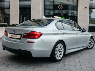 2011 BMW 5 серии 535i xDrive VI (F10/F11/F07), серебристый, 1728000 рублей, вид 5