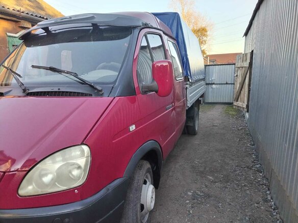 2006 ГАЗ ГАЗель (33023/330273) Фермер, красный, 670000 рублей - вид 6