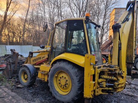 2000 Komatsu WB97R, жёлтый, 2850000 рублей, вид 1