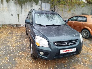 2008 Kia Sportage II Рестайлинг, зелёный, 800000 рублей, вид 1