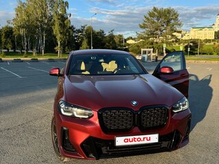 2021 BMW X4 20d II (G02) Рестайлинг, красный, 6500000 рублей, вид 2