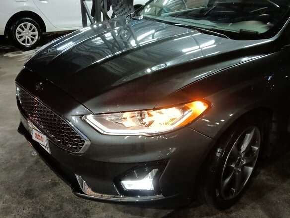 2019 Ford Fusion (North America) II Рестайлинг, серый, 1290000 рублей - вид 9