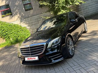 2020 Mercedes-Benz S-Класс 450 Long VI (W222, C217) Рестайлинг, чёрный, 6400000 рублей, вид 4