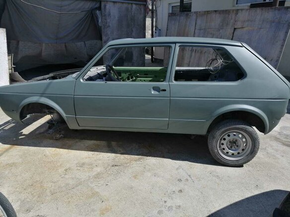 1981 Volkswagen Golf I, зелёный, 150000 рублей - вид 12