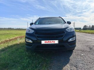 2013 Hyundai Santa Fe III, чёрный, 1300000 рублей, вид 4