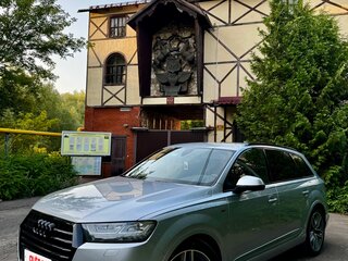 2017 Audi Q7 II (4M), серебристый, 3750000 рублей, вид 3