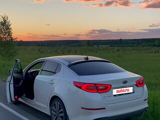 2014 Kia Optima III Рестайлинг, белый, 1500000 рублей, вид 3