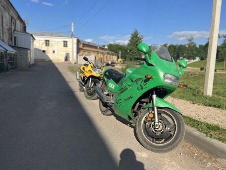1989 Suzuki GSX 1100, зелёный, 150000 рублей, вид 2