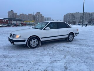 1991 Audi 100 IV (C4), белый, 295000 рублей, вид 3
