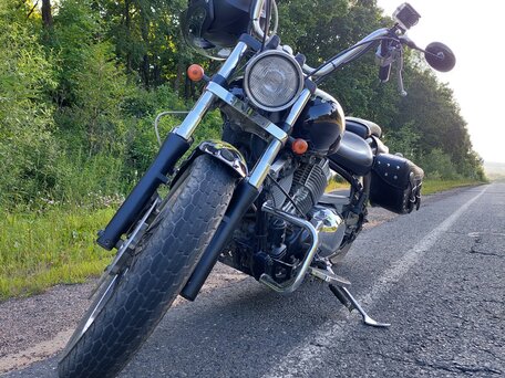 2004 Yamaha XVS400 Drag Star, чёрный, 350000 рублей, вид 1