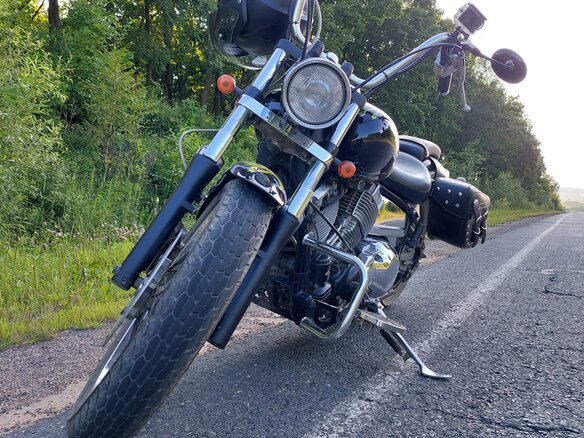 2004 Yamaha XVS400 Drag Star, чёрный, 350000 рублей