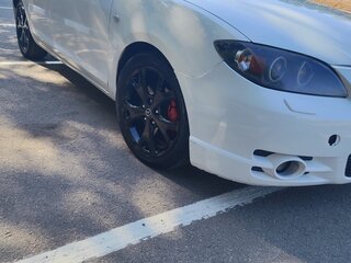 2008 Mazda 3 I (BK) Рестайлинг, белый, 730000 рублей, вид 2