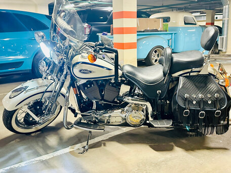 1997 Harley-Davidson Heritage, белый, 1850000 рублей, вид 1