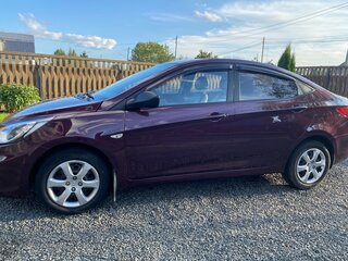 2011 Hyundai Solaris I, фиолетовый, 760000 рублей, вид 5