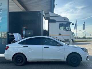 2018 Lada (ВАЗ) Vesta CNG I, белый, 650000 рублей, вид 2