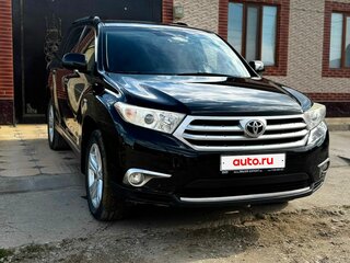 2012 Toyota Highlander II (XU40) Рестайлинг, чёрный, 1700000 рублей, вид 2