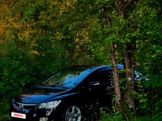 2008 Honda Civic VIII, чёрный, 920000 рублей, вид 1