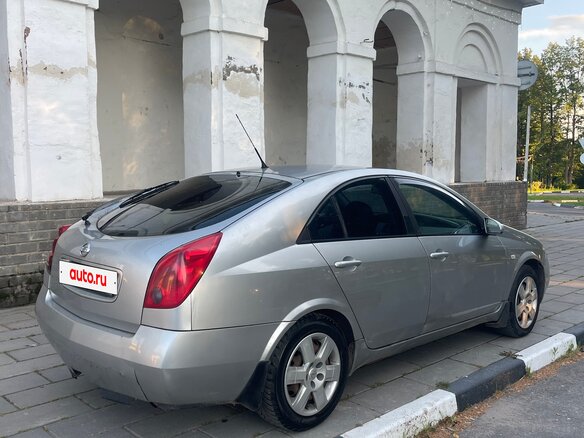 2002 Nissan Primera III (P12), серебристый - вид 3