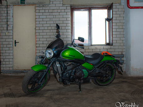 2015 Kawasaki EN650 Vulcan S, зелёный, 530000 рублей, вид 5