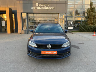 2014 Volkswagen Jetta VI Рестайлинг, синий, 890000 рублей, вид 2