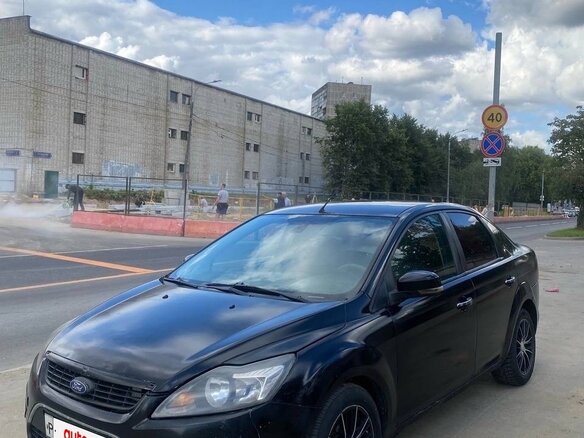 2009 Ford Focus II Рестайлинг, чёрный