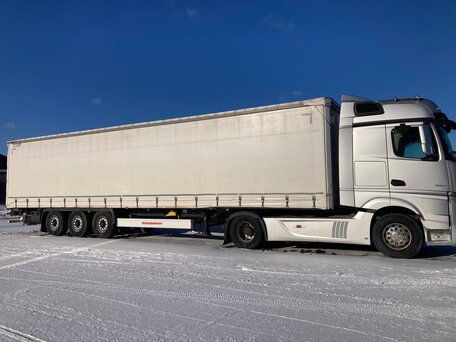 2018 Mercedes-Benz Actros, серебристый, 6500000 рублей, вид 4