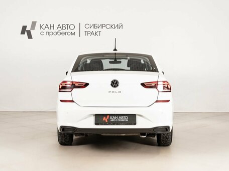2022 Volkswagen Polo VI, белый, 1464548 рублей, вид 4