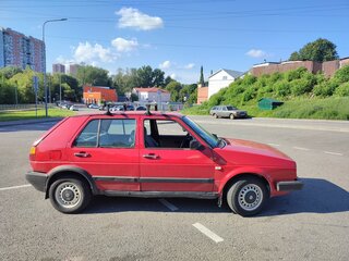 1989 Volkswagen Golf II, красный, 100000 рублей, вид 4
