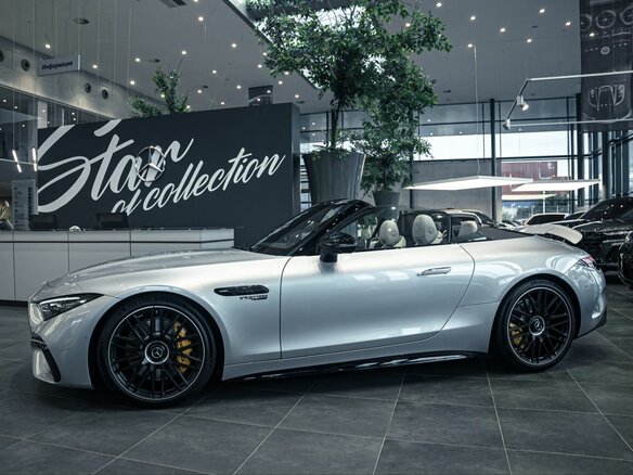 2022 Mercedes-Benz SL-Класс AMG 63 AMG IV (R232), серый - вид 1