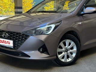 2020 Hyundai Solaris II Рестайлинг, коричневый, 1459000 рублей, вид 3
