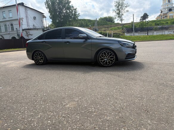 2019 Lada (ВАЗ) Vesta I, серый, 850000 рублей - вид 6