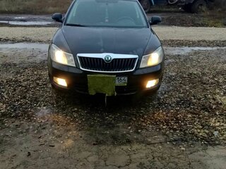 2013 Skoda Octavia II (A5) Рестайлинг, чёрный, 920000 рублей, вид 1