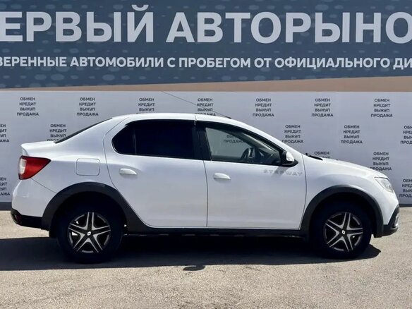2020 Renault Logan Stepway II Рестайлинг, белый, 777000 рублей - вид 4