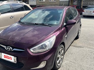 2013 Hyundai Solaris I, фиолетовый, 730000 рублей, вид 1