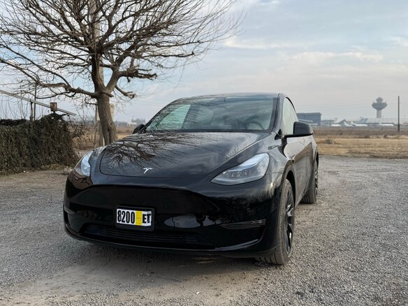 2020 Tesla Model Y Long Range Dual Motor I, чёрный, 1950000 рублей