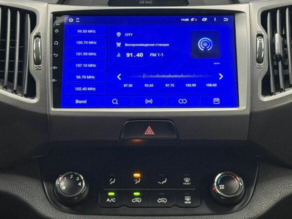 2011 Kia Sportage III, синий, 1435000 рублей - вид 11
