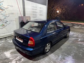 2007 Hyundai Accent ТагАЗ II, синий, 300000 рублей, вид 4