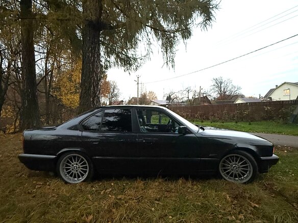 1992 BMW 5 серии 520i III (E34), чёрный, 700000 рублей - вид 6