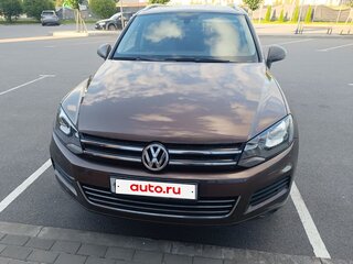 2012 Volkswagen Touareg II, коричневый, 1850000 рублей, вид 3