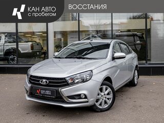 2021 Lada (ВАЗ) Vesta I, серебристый, 1108600 рублей, вид 1