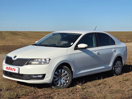 2019 Skoda Rapid I Рестайлинг, белый, 935000 рублей, вид 1