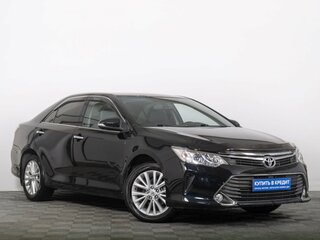 2015 Toyota Camry VII (XV50) Рестайлинг, чёрный, 2199000 рублей, вид 1
