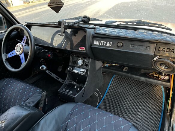 2002 Lada (ВАЗ) 2107, синий, 120000 рублей - вид 5