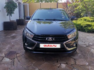 2018 Lada (ВАЗ) Vesta I, чёрный, 950000 рублей, вид 2