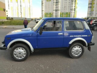 1999 Lada (ВАЗ) 2121 (4x4) I Рестайлинг, голубой, 240000 рублей, вид 4