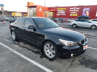 2006 BMW 5 серии 530i V (E60/E61), чёрный, 1300000 рублей, вид 3
