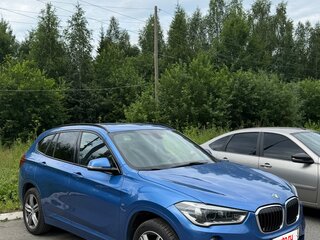 2018 BMW X1 20i xDrive II (F48), синий, 2900000 рублей, вид 3