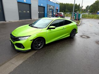 2017 Honda Civic X, зелёный, 1680000 рублей, вид 2