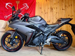 2015 Yamaha YZF-R3, серый, 449000 рублей, вид 3